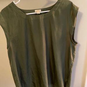 JCrew army green tank